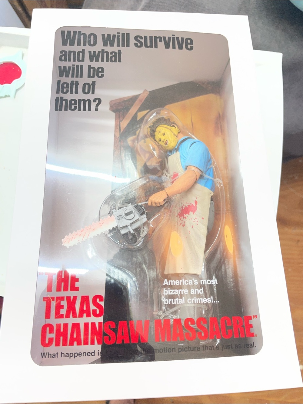 The Texas Chainsaw Massacre Collectible Figure - Yellow & Blue Accent